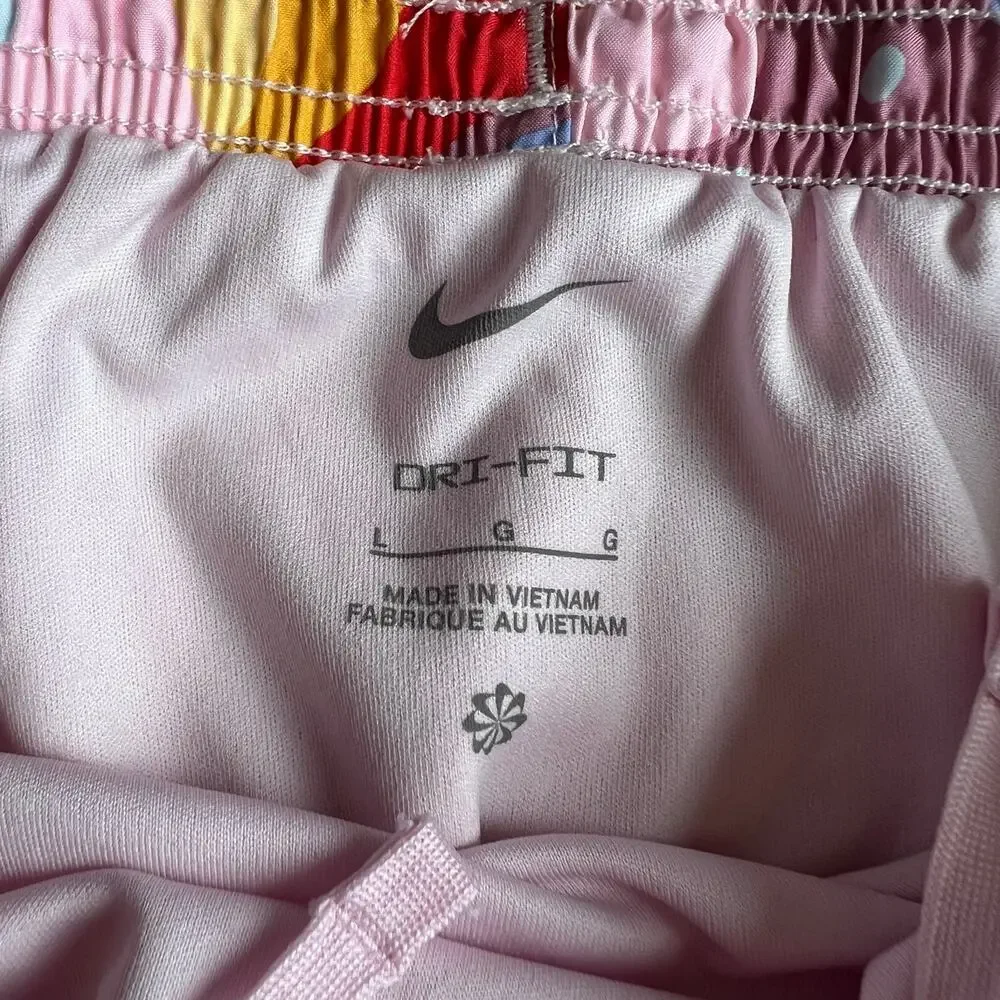 Nike Athletic Shorts & Striped Sports Bra - Picture 8 of 14